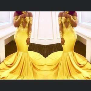 Lace African Prom Dress for Sale
